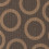 20 SERVETTEN 33X33 CIRCLE MARRON