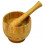 VIJZEL MET STAMPER D12xH10cm BAMBOE POINT VIRGULE