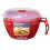 KOM NOEDELS 940ML ROOD MICROGOLF SISTEMA MICROWAVE