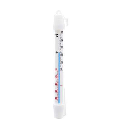 DIEPVRIES KOELKAST THERMOMETER 21CM WIT