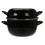 MOSSELPOT 24CM HORECA ZWART 4KG 5L VERLAKT EMAIL