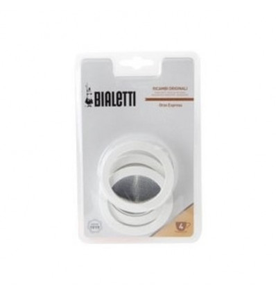 SET 3 RINGEN + FILTER BIALETTI 3TAS 4TAS MOKA DAMA BREAK FIAMETTA