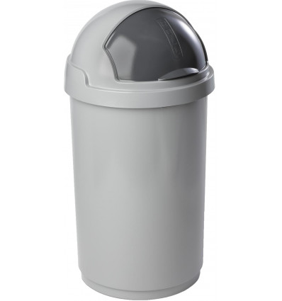 VUILBAK 50L BULLET BIN ECO ZILVER ANTRAC