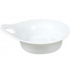 SCHAALTJE WIT ROND GREEP 24x3,5cm