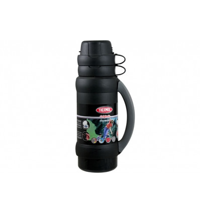 ISOLEERFLES 1L PREMIER ZWART THERMOS