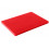 PROFESSIONELE SNIJPLANK 53x32x1.5cm ROOD VOOR RAUW VLEES