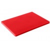 PROFESSIONELE SNIJPLANK 53x32x1.5cm ROOD VOOR RAUW VLEES