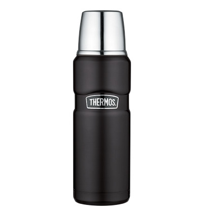 ISOLEERFLES KING ZWART MAT 470ml THERMOS