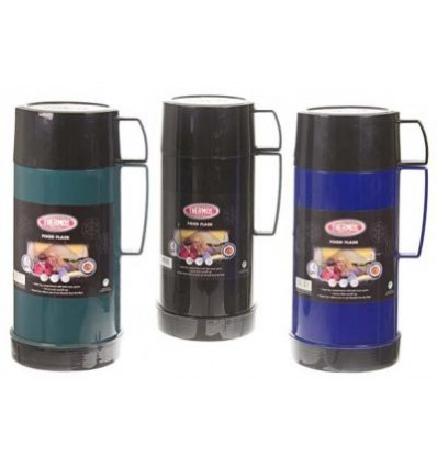 VOEDSELTHERMOS 0.85L MONDIAL ASSORTI ZWART BLAUW GROEN