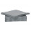 40 SERVETTEN 25x25cm GRIJS PAPIER TEXTIEL-TOUCH