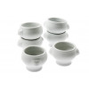 6 APERITIEFPOTJES MET LEEUWEKOP 5CL 5.5x4.5cm
