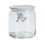 VOORRAADPOT GIANNI 70CL WIT D10.5xH12cm