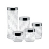 VOORRAADPOT CHROOM/GLAS 21.6cm 150cl GIROTONDO