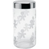 VOORRAADPOT CHROOM/GLAS 21.6cm 150cl GIROTONDO