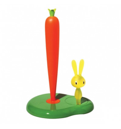 KEUKENROLHOUDER BUNNY & CARROT GROEN