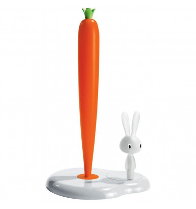 KEUKENROLHOUDER BUNNY & CARROT WIT