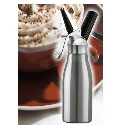 SLAGROOMSPUIT SIFON 0.5L INOX KAYSER WHIPCREAMER