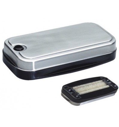 KRUIMELVEGER MET BORSTELTJES LACOR INOX