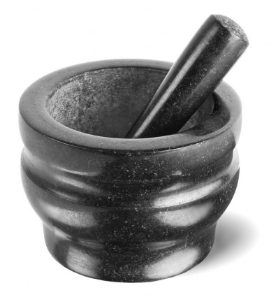 VIJZEL+STAMPER GRANIET 14CM COLE MASON