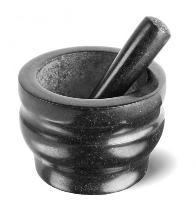 VIJZEL+STAMPER GRANIET 18CM COLE MASON