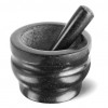 VIJZEL+STAMPER GRANIET 18CM COLE MASON