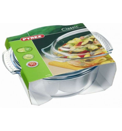 KOOKPOT ROND 3,75L PYREX MET DEKSEL