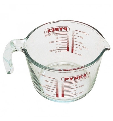 MAATBEKER 1L PYREX CLASSIC BOROSILICAATGLAS