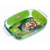 RECHTHOEKIGE OVENSCHOTEL 30x20cm PYREX BRAADSLEDE