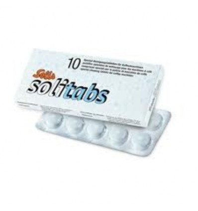 10 REINIGINGSTABLETTEN ESPRESSO SOLITABS SOLIS