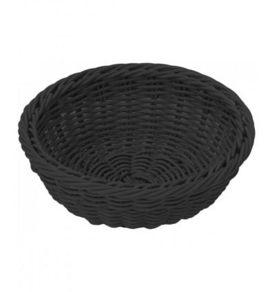 MANDJE ROND ZWART SALEEN 23CM H9CM