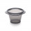 BAKVORM MOELLEUX 6STUKS CRYSTAL GRIJS FONDANT LEKUE D7.5xH6cm