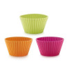 SET: 6x BIG MUFFIN CUPS SILICONE LEKUE