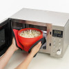 POPCORN MAKER ROOD MET DEKSEL 2.8L 20CM LEKUE