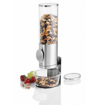 AdHoc Cornflakes Dispenser Inox Cereal H42,5cm