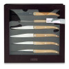 6 STEAKMESSEN LAGUIOLE SENS HOUT NATUUR Made in France