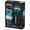 SCHEERAPPARAAT 3080S BRAUN WET&DRY SensoFoil,TripleAction,wasb,1u ch,45min