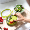 LUNCHBOX SALAD CLIP & GO GROEN