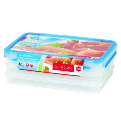 VERSHOUDDOOS 3x1L CLIP&CLOSE BELEGBOX