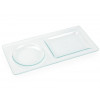 SCHOTEL GLAS 25x12cm VOOR TAS OF BEKER