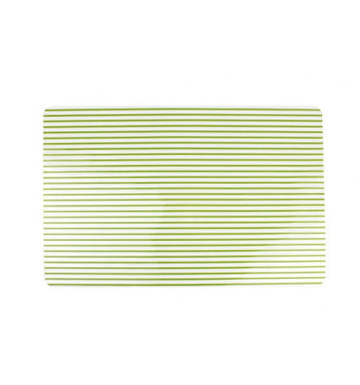 PLACEMAT 45x30cm STRIPES GROEN