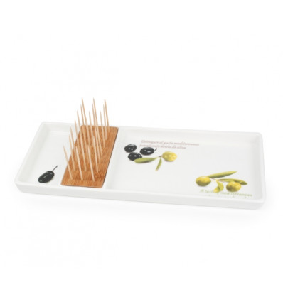 SIERSCHAAL ZWART CHARM ALU 37x14cm SP