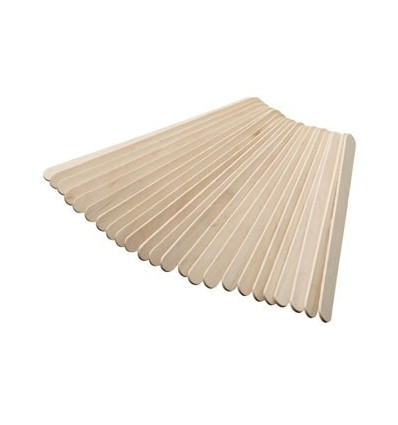 24x ICE LOLLY STOKJES 15CM HOUT KITCHEN CRAFT