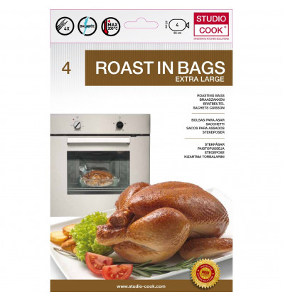 SET 4 BRAADZAKKEN EXTRA LARGE 45x55cm ROAST IN BAGS