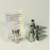 SET 6 INOX SPUITMONDJES effen