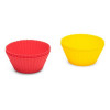 SET 6 MUFFIN-VORMPJES FLEX SILICONE DIA 7CM