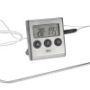 DIG. VLEES THERMOMETER MET TIMER 250GR TEMPERE GEFU VLEESTHERMOMET. SONDE ALARM