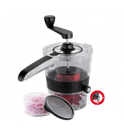 SPIRAALSNIJDER SPIRALFIX GEFU ZWART GROENTESNIJDER