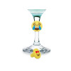 SET 8 GLASMARKEERDERS EMO LIME