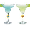 SET 8 GLASMARKEERDERS EMO LIME