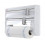 ROLLENHOUDER PARAT LEIFHEIT wit/grijs PERFECT VOOR 3 ROLLEN